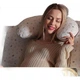Подушка для вагітних BabyWatch, подушка для підтримки талії для сну на боці, подушка для підтримки живота для сну на боці, багатофункціональна подушка для обіймів у формі букви G для вагітних, Xiwu Gree - зображення 2