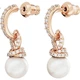 Серьги-гвоздики SWAROVSKI жемчужные 5669524 - изображение 2
