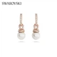 Серьги-гвоздики SWAROVSKI жемчужные 5669524 - изображение 5