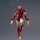 Фигурка Железного Человека Marvel, юбилейная светящаяся версия к 10-летию, модель Железного Человека MK6, украшение, подарок на день рождения для мальчиков. - изображение 8