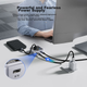 Док-станция ORICO Expansion Dock, концентратор Type-C, высокоскоростной разветвитель USB 3.2 10 Гбит/с, преобразователь One-To для ноутбука, длина кабеля 0,5 метра. - изображение 6