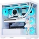 Геймерський корпус SAMA Illusion White, панорамний огляд 270°/двостороннє скло/швидкознімний дизайн/підтримка материнських плат ATX/підтримка водяного охолодження 360 мм/10 позицій для вентиляторів - зображення 3