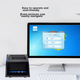 Термопринтер этикеток Gprinter GP-3120TUD (компьютерная версия), принтер для этикеток на молочные продукты, чай, еду и рестораны, а также для печати этикеток на одежде, сертификатов качества и штрихкодов. - изображение 5