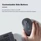 Бездротова клавіатура та миша Logitech MK650 Bluetooth, комплект клавіатури та миші для бізнесу та офісу, офісна миша та клавіатура, тиха миша, повнорозмірний дизайн, преміум-серія, чорний та сірий - зображення 7