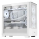 Корпус PADO W3 белый MATX для игрового ПК, 11 мест под вентиляторы, водяное охлаждение 360 мм - изображение 4