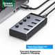USB-концентратор UGREEN 3.0, док-станция для расширения высокоскоростного соединения, удлинительный кабель для ноутбуков и настольных компьютеров, жестких дисков, клавиатуры и мыши. - изображение 3