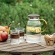 Кувшин для воды FANKAQI, боросиликатное стекло, с ручкой - изображение 6