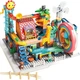FEELO — игрушка, совместимая с крупными строительными блоками LEGO, подарок на день рождения для мальчиков и девочек, детский домик 1676D-1 - изображение 1