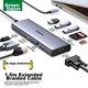 Док-станція розширення UGREEN Type-C, концентратор USB-C на HDMI Thunderbolt 4, мережевий кабель-адаптер, кабель 1,5 м, сумісний з кард-рідером, підходить для ноутбуків Apple 16/17 Huawei та iPad - зображення 2