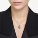 Перлинне кольє SWAROVSKI SUBLIMA у формі місяця для жінок, подарунок на день народження дівчини, 5671585 - изображение 4