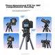 Штатив UGREEN для камери DSLR, бездзеркальних камер, смартфонів, портативна підставка з карданним підвісом, пряма трансляція, професійний анти-струсний захист, сумісний з DJI Pocket 4/3 Canon Sony Fuji Niko - зображення 8