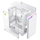 Aigo JV13 белый, корпус для настольного компьютера, малый корпус формата Matx (прозрачная боковая панель, материнская плата ITX, система водяного охлаждения 240 мм, RGB-подсветка). - изображение 5