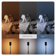 Sidande X2049S Link Fill Light, портативний кишеньковий ліхтар для фотографій, світлодіодний повнокольоровий RGB-ліхтар для зовнішньої портретної зйомки, велика ємність, довговічний ліхтар для камери з функцією гарячого башмака - зображення 9