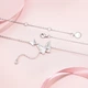Намисто Fanci Light And Shadow Metelic для жінок, срібний ланцюжок для ключиць, розкішний кулон високого класу, подарунок на день народження для жінок - зображення 7