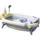 Складна дитяча ванна Babycare, допоміжний засіб для купання, портативна ванна для плавання, одне відро для купання, колір «Льодовиковий синій». - зображення 3