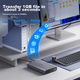 Внешний корпус для 3,5-дюймового жесткого диска ORICO с USB 3.0 для ноутбуков и настольных компьютеров, SATA SSD/HDD [полностью из алюминиевого сплава DD35-C3] - зображення 6