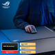 Килимок для миші ROG Yueshi ACE L із загартованого скла з покриттям, загартоване скло 9H, великий килимок для столу, ігровий килимок для миші, надковзка гумова основа, чорний - зображення 4