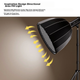 LATZZ Deep Throw Softbox, портативный профессиональный аксессуар для фотостудийного освещения, параболический софтбокс, 90 см (с сеткой) - изображение 5
