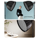LATZZ Deep Throw Softbox, портативный профессиональный аксессуар для фотостудийного освещения, параболический софтбокс глубокой формы 90 см (с сеткой) - изображение 7