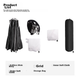 LATZZ Deep Throw Softbox, портативный профессиональный аксессуар для фотостудийного освещения, параболический софтбокс, 90 см (с сеткой) - изображение 12