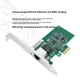 LR-LINK Lianrui LREC9204CT Гигабитная проводная сетевая карта для настольных компьютеров, однопортовый PCIe, чип Intel I210 - изображение 8