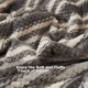 Одеяло Wuyinliangpin 200×230 см gray stripe - изображение 4