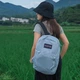 Рюкзак JANSPORT для мужчин и женщин, повседневный школьный рюкзак для студентов, 47LW7G7, цвет «Смог Блю» - изображение 10
