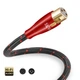 Збалансований кабель SKW High-Fidelity XLR, аудіокабель чоловічий-жіночий, кабель для підключення декодера до переднього та заднього підсилювача, монітора та динаміків, HC09-0,5 метра (одна пара) - зображення 3