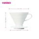 Оригинальная импортная керамическая капельница HARIO V60, фильтр для кофе, ситечко для кофе, воронка для кофе. - зображення 3