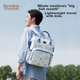 Сумка Shiyuejiejing Mommy Bag, рюкзак для роботи та подорожей, багатофункціональна сумка для вагітних великої місткості, модний кишеньковий рюкзак, щоденник Huanhai - изображение 5