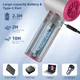 Ручний турбовентилятор S001, 4000mAh акумуляторний USB, з функцією надсильного вітру 100° та цифровим світлодіодним дисплеєм, Високошвидкісний вентилятор охолодження повітря - изображение 3