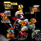 Фигурка Тома и Джерри в стиле ретро на мотоцикле от 52TOYS, модная игрушка-декор в стиле аниме, подарок на день рождения. - изображение 7