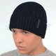 Шапка мужская на флисовой подкладке с отворотом теплая зимняя Alex Al19301 L / 57-58 Темно-синий - изображение 1