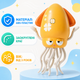 Интерактивная игрушка музыкальный танцующий осьминог со светом звуком движением и объездом препятствий - изображение 4