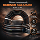 Шланг для поливу REBINER KALAHARI 5/8" 20 м армований — посилений садовий чорно-помаранчевий - зображення 1