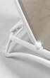 Шезлонг NARDI Atlantico White/Tortora - зображення 2