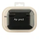Чохол - футляр Silicone Case with microfibra для Airpods Pro 3, Black - зображення 2