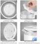 Електрочайник Rainberg RB-2220 2 л 2200 Вт скляний з LED-підсвічуванням, дисковий нагрівальний елемент з нержавіючої сталі, поворотна база 360°, автовідключення, індикатор рівня води, чайник для швидкого кип'ятіння води для дому - зображення 2
