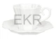 Чашка з блюдцем порцелянові Fleur Blanche 200 мл (988-557) - изображение 3