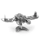 Металевий 3D конструктор "Бойовий корабель Batman v Superman Batwing", Metal Earth, MMS376 - изображение 2