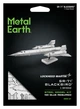 Металевий 3D конструктор "Літак SR71 Blackbird", Metal Earth, MMS062 - изображение 7