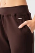 Штани Avecs коричневі з трикотажу Double face 50605/42 XL - изображение 6