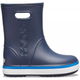 Дитячі гумові чоботи Crocs Crocband Rain Boot kids 29 р 17.5-18.3 см Темно-сині 205827-C12 Navy/Bright Cobalt - зображення 1
