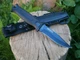 Ніж фултанг туристичний Gerber Portland Oregon 24 см Clip Point чорний в чохлі - зображення 3