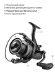 Катушка Brain Classic Carp Baitrunner 6000 4+1BB - изображение 6