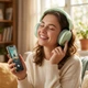 Накладные беспроводные наушники P9 мятно-зеленые Bluetooth 5.0 с микрофоном складные стерео для ПК iOS Android - изображение 4
