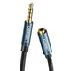 Аудиокабель удлинитель UGREEN AV118 3.5mm Male to 3.5mm Female Extension Braid 2m Black (UGR-40675) - изображение 1