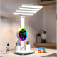 Настольная LED лампа KRX-104 с RGB-подсветкой, вентилятором, часами и подставкой, Аккумуляторный 57700/59 - изображение 7