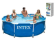 Круглий сімейний каркасний басейн для відпочинку на природі Intex 28200 для всієї родини 305 x 76 cм із міцного матеріалу 4485 літрів - зображення 8