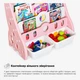 Дитячий стелаж Mealux Raffo Pink (KD-E042 Pink) - зображення 5